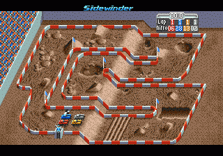 Super Off Road screenshot 3 for Sega Mega Drive